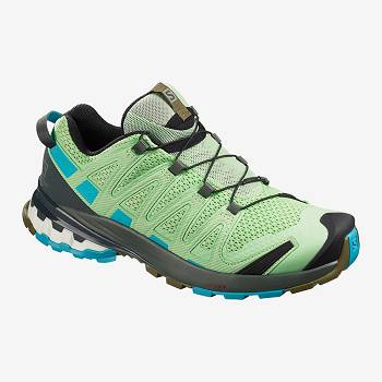 Salomon XA PRO 3D V8 W - Zelene Trailová Bežecká Obuv Damske, SALO184